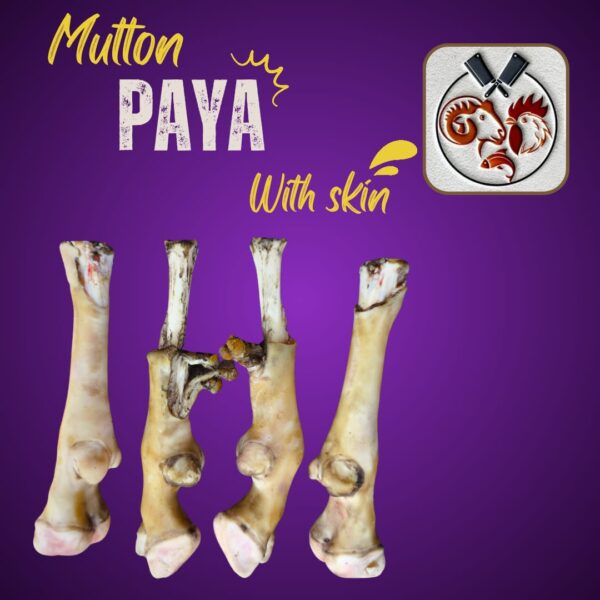 Mutton Paya (with skin) - 4 Peices